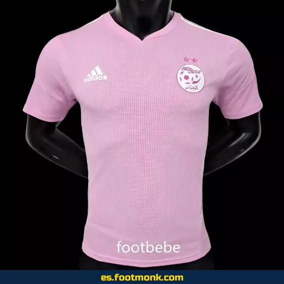 Camiseta Oficial de la Selección de Argelia 2023-2024 - Edición Rosa