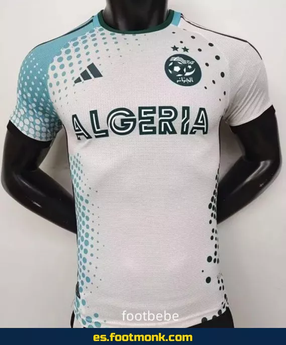 Camiseta Oficial de la Selección de Argelia 2024-2025 Blanca - Edición Especial