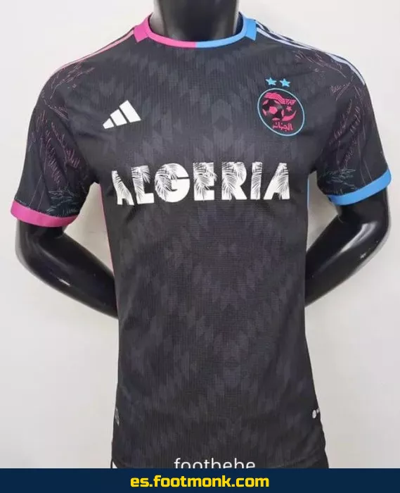 Camiseta Oficial de la Selección de Argelia 2024-2025 Negra - Edición Especial