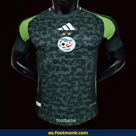 Camiseta Oficial de la Selección de Argelia 2024-2025 - Edición Especial Verde