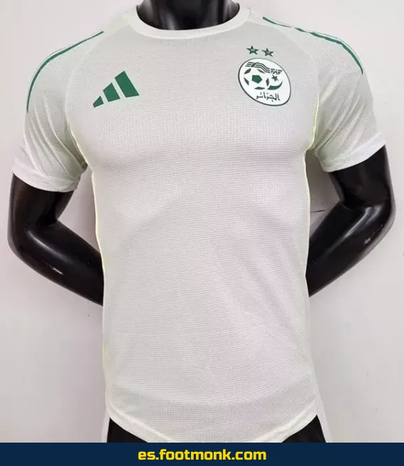 Camiseta Oficial de la Selección de Argelia 2025-2026 - Edición Blanca