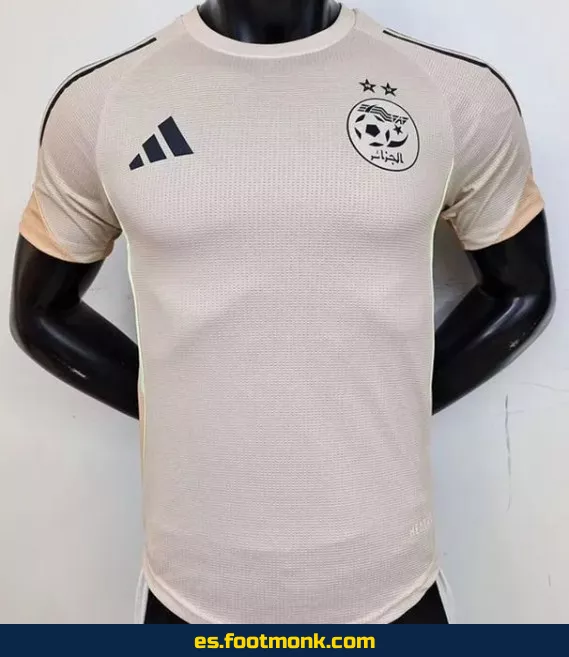 Camiseta Oficial de la Selección de Argelia 2025-2026 - Edición Rosa Claro
