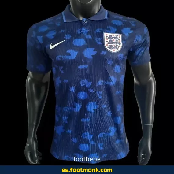 Polo Oficial de la Selección de Inglaterra 2025 – Edición Match Azul
