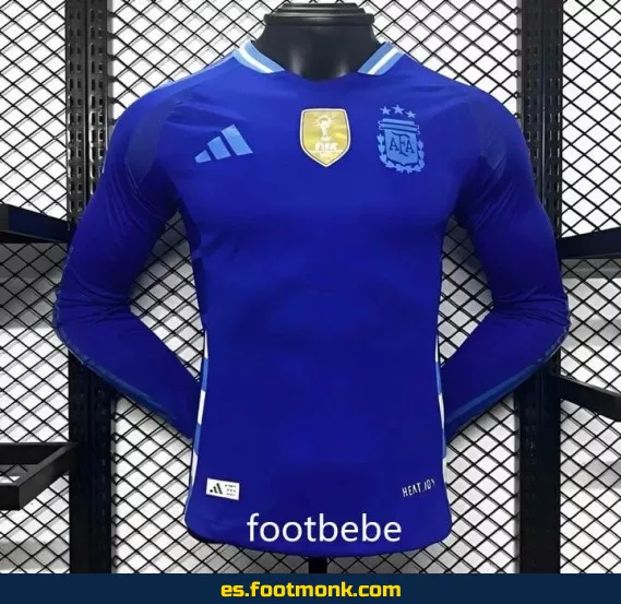 Camiseta Oficial Argentina 2024 Visitante Manga Larga – Edición Especial