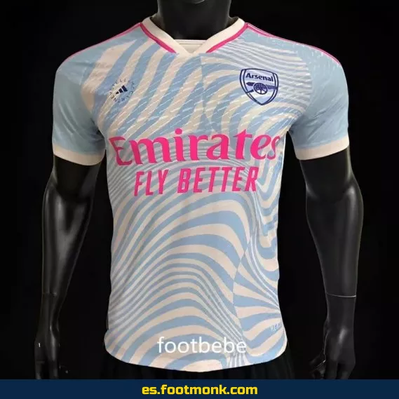 Camiseta Oficial del Arsenal 2023-2024 Azul Cielo – Edición Actual