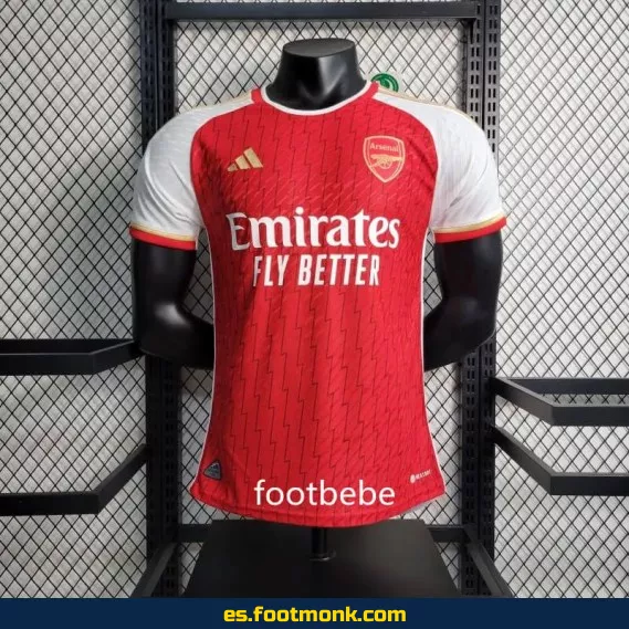 Camiseta Oficial del Arsenal 2023-2024 Local Roja – Edición Actual, Réplica de Calidad