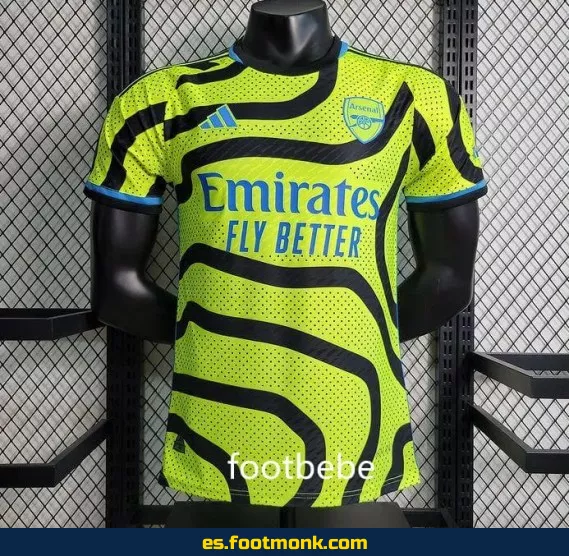 Camiseta Oficial Arsenal 2023-2024 Visitante Amarilla – Edición Nueva Temporada