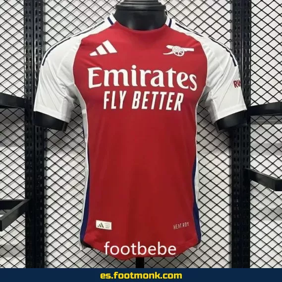Camiseta Oficial Arsenal Local 2024-2025 - Nueva Temporada
