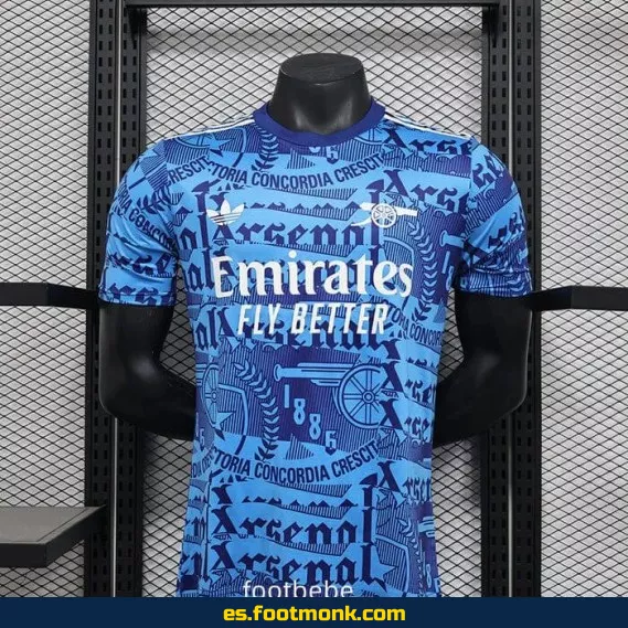 Camiseta Oficial Arsenal Match 2025-2026 Azul – Edición Nueva Temporada