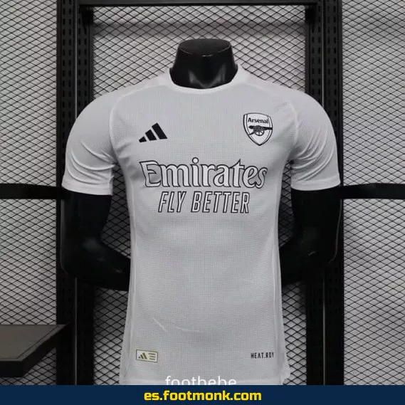 Camiseta Oficial Arsenal 2025-2026 Edición Especial Blanca – Concepto Exclusivo