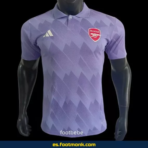 Polo Match Arsenal 2025 Violeta – Camiseta Oficial de Fútbol Edición Especial