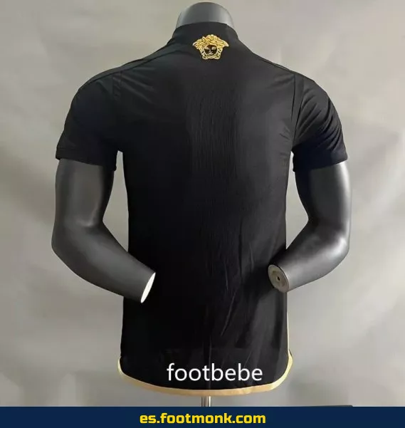 Camiseta Oficial Arsenal Versace 2024-2025 Negra - Edición Especial