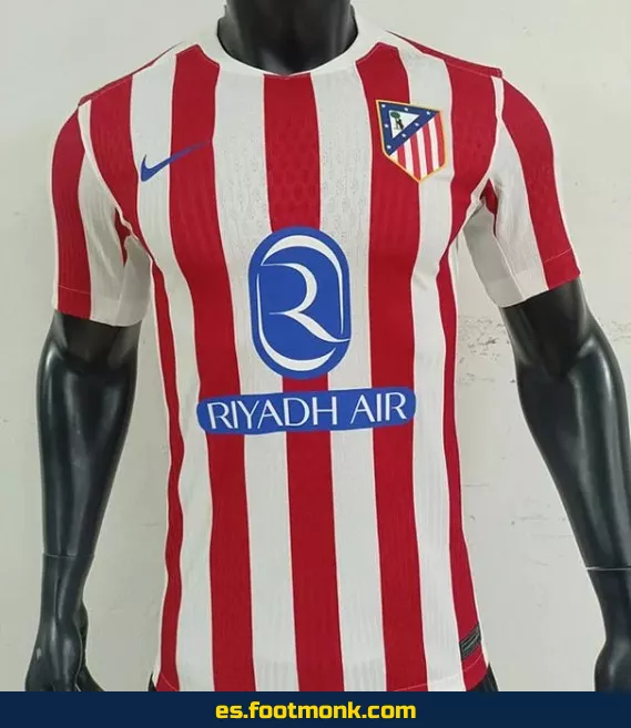 Camiseta Oficial del Atlético de Madrid 2025-2026 - Primera Equipación - Envío a Domicilio