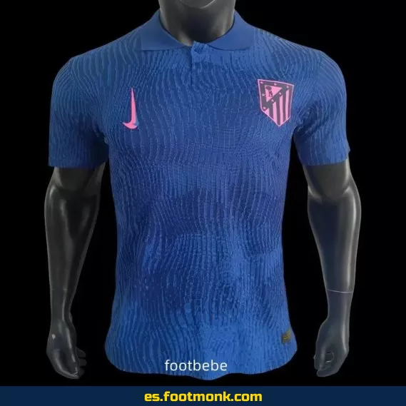 Camiseta Oficial Atlético Madrid 2025 Polo Azul – Edición Especial