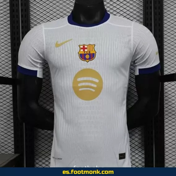 Camiseta Oficial FC Barcelona Match 2024 - 125 Aniversario Edición Blanca