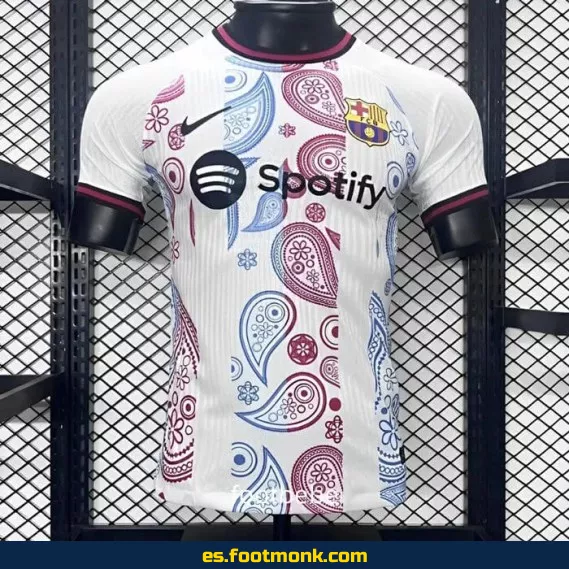 Camiseta Oficial FC Barcelona Match 2024-2025 Blanca – Edición Nueva Temporada