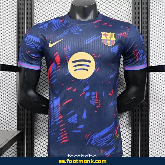 Camiseta Oficial FC Barcelona Match 2025-2026 Azul Marino - Edición Especial