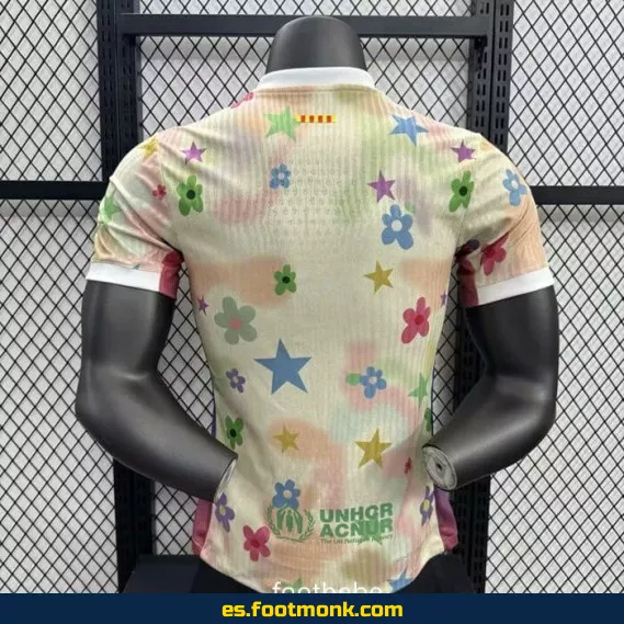 Camiseta Oficial FC Barcelona Match 2025-2026 - Diseño Flor Exclusivo