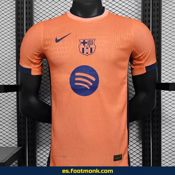 Camiseta Oficial FC Barcelona Match 2025-2026 Naranja – Edición Especial