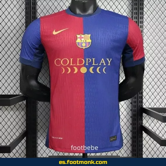 Camiseta Oficial FC Barcelona Domicilio 2024-2025 Edición Especial Coldplay – Compra Online