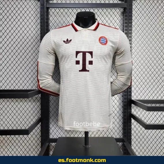 Camiseta Oficial Bayern Munich Tercera Equipación 2024/2025 - Manga Larga - Edición Especial