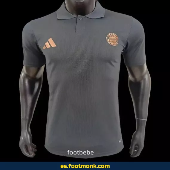 Polo Oficial Bayern Munich 2025 Negro – Camiseta de Fútbol Edición Especial