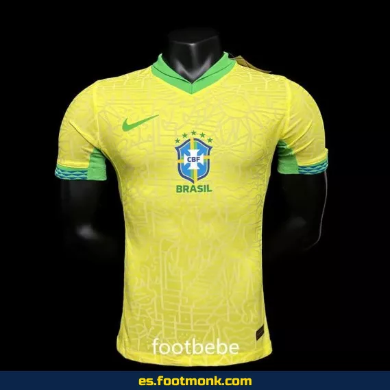 Camiseta de Entrenamiento Brasil 2023-2024 Amarilla - Edición Oficial