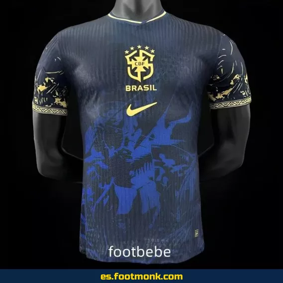 Camiseta Brasil 2024-2025 Edición Especial Azul Marino – Oficial, Personalizada y Exclusiva