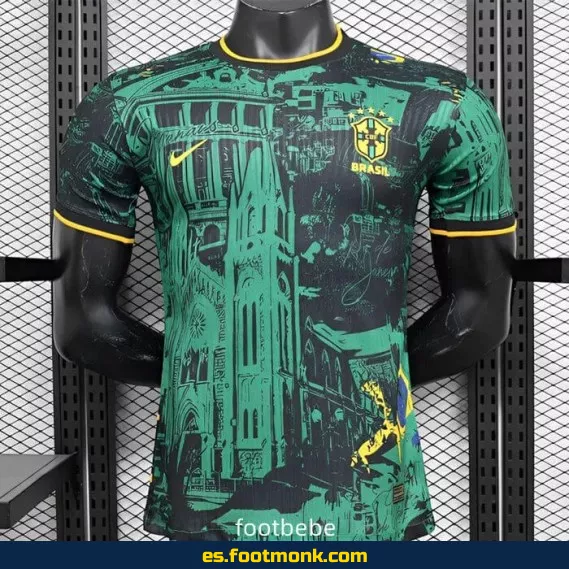 Camiseta Oficial de Brasil 2024-2025 Verde - Edición Especial