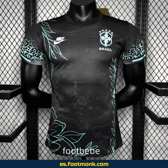 Camiseta Brasil Edición Especial Pelé 2024-2025 - Negro - Réplica Oficial