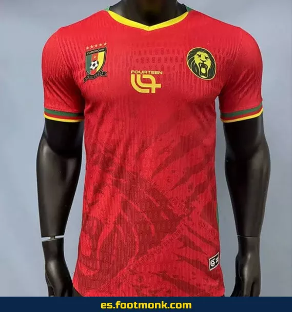 Camiseta Oficial de Fútbol de Camerún 2025-2026 - Edición Visitante