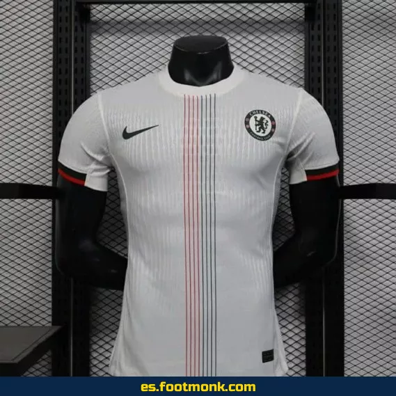 Camiseta Oficial Chelsea 2025-2026 Blanca – Edición Match