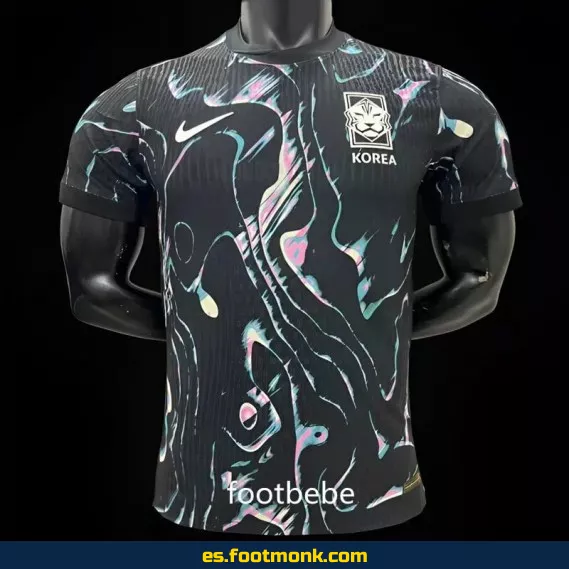 Camiseta Oficial de Corea del Sur 2024 - Edición Visitante Negra