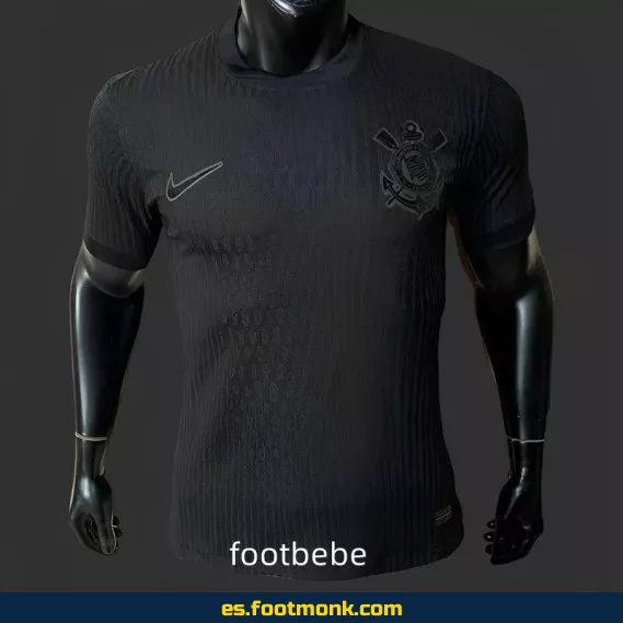 Camiseta Oficial Corinthians 2024-2025 Visitante Negra – Edición Especial