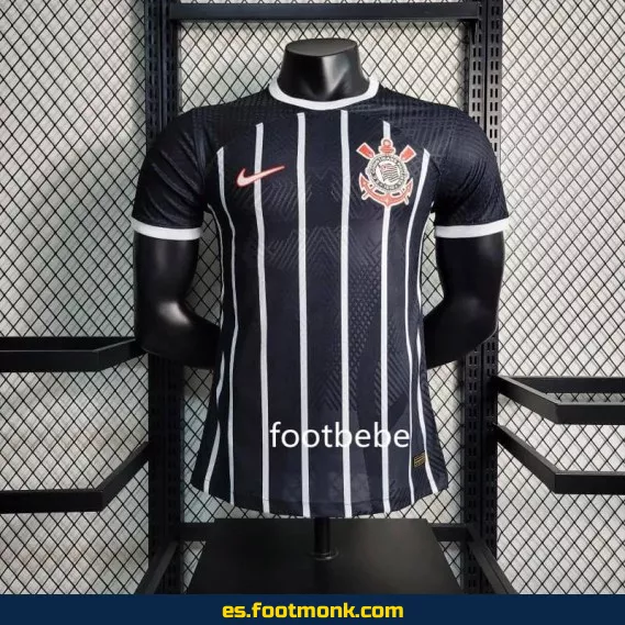Camiseta Oficial Corinthians 2023-2024 Visitante Negra – Edición Especial