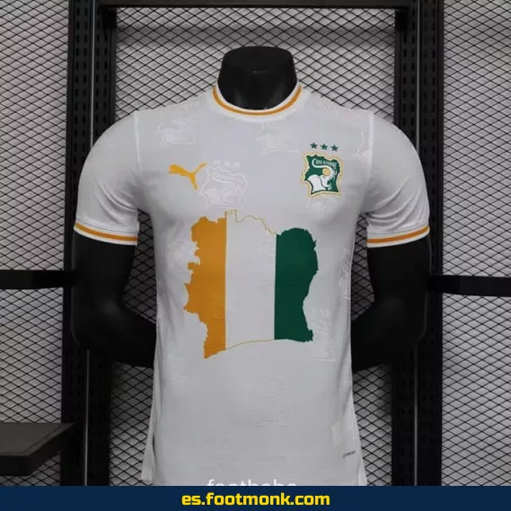 Camiseta Oficial de la Selección de Costa de Marfil 2024-2025 - Edición Blanca
