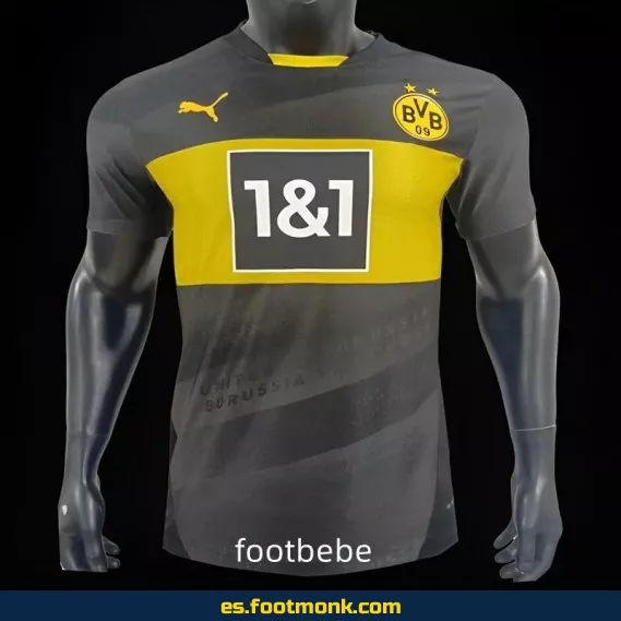 Camiseta Oficial Borussia Dortmund Exterior 2024-2025 - Negra, Edición Actual