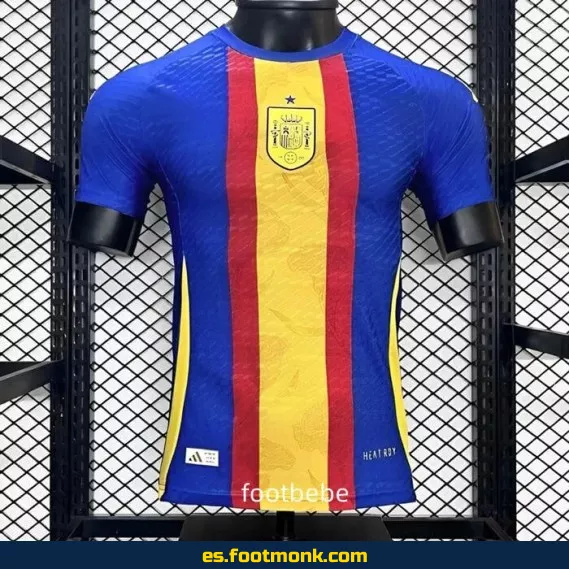 Camiseta de Entrenamiento España 2024-2025 Azul – Oficial, Edición Especial
