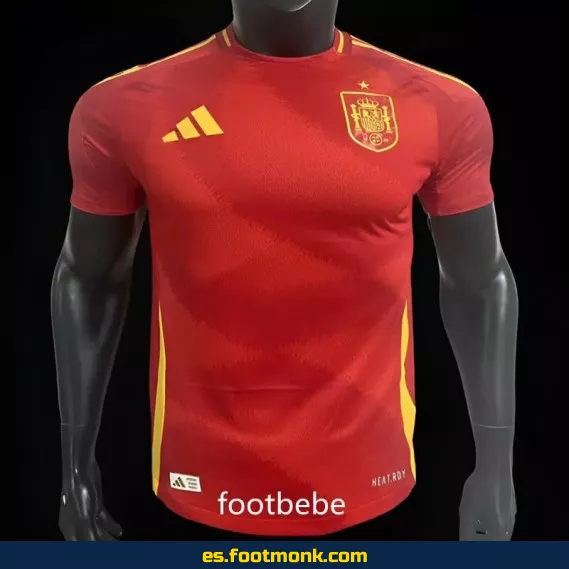Camiseta Oficial de la Selección Española Euro 2024 Local Roja - Edición Especial