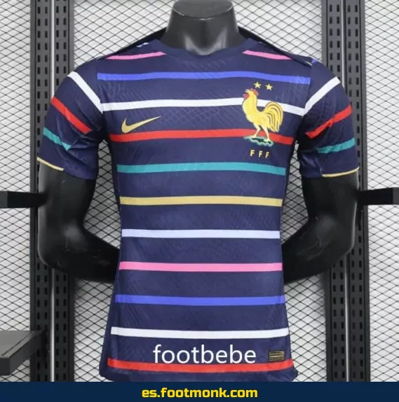 Camiseta Oficial de Francia Euro 2024 con Banda de Entrenamiento – Edición Especial