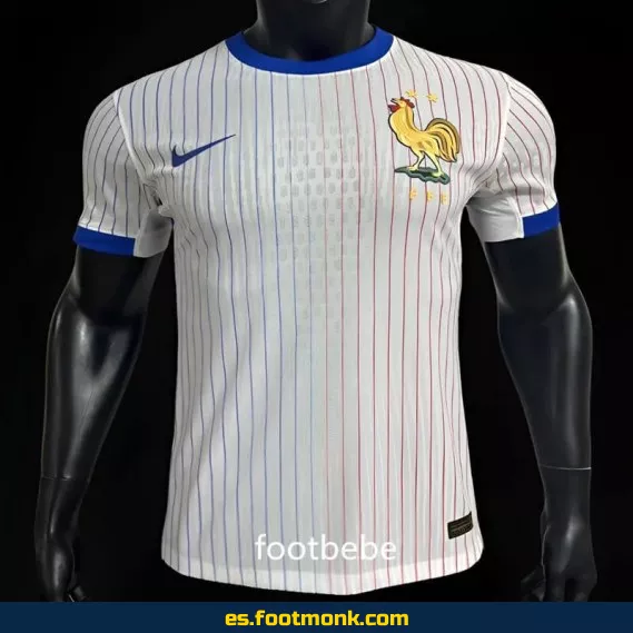 Camiseta Oficial de Francia Euro 2024 Visitante Blanca – Edición Especial