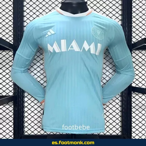 Camiseta Oficial Inter Miami 2024-2025 Tercera Equipación Manga Larga – Edición Especial
