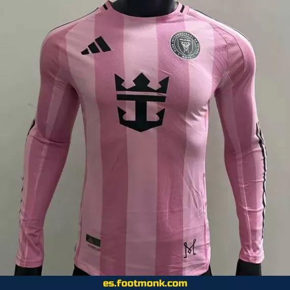 Camiseta Oficial Inter Miami 2025-2026 Local Manga Larga – Edición Especial