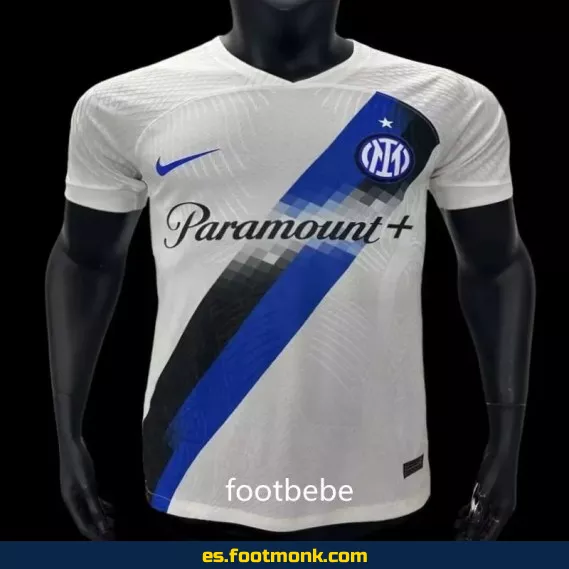 Camiseta Oficial Inter Milan 2023-2024 Visitante Blanca – Edición Nueva Temporada
