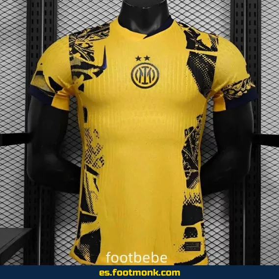 Camiseta Tercera Equipación Inter de Milán 2024-2025 Amarilla – Edición Oficial