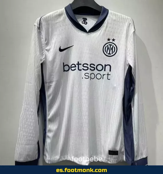 Camiseta Oficial Inter Milan 2024-2025 Temporada Exterior Manga Larga – Compra Ahora