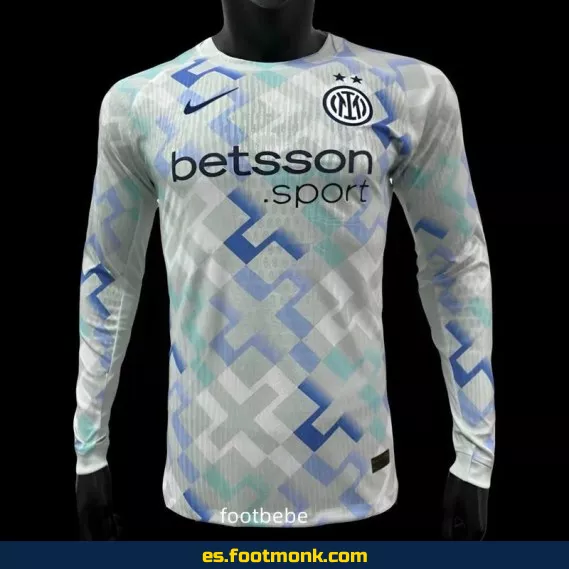 Camiseta Oficial Inter Milan 2025-2026 Visitante Manga Larga – Edición Nueva Temporada