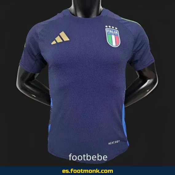 Camiseta de Fútbol Italia 2024 Azul Marino Edición Especial