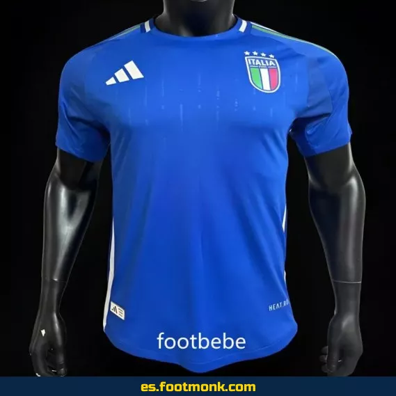 Camiseta Oficial de Italia Euro 2024 Azul – Edición Especial