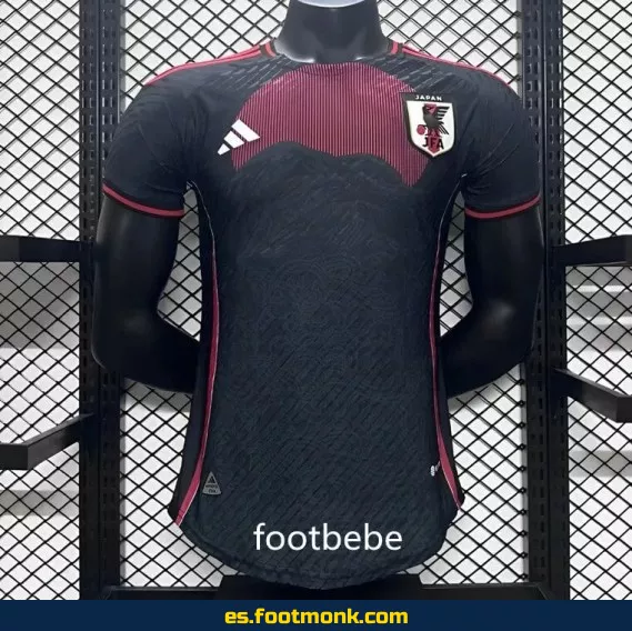 Camiseta Oficial Japón 2023-2024 Negro Bordeaux - Edición Especial